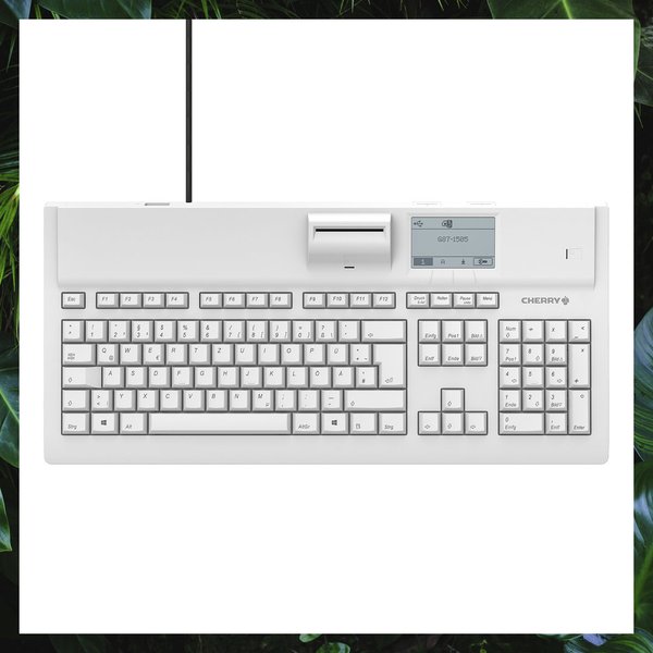 Zusätzliche CHERRY Tastatur G87-1505 inkl. gSMC-KT weiß